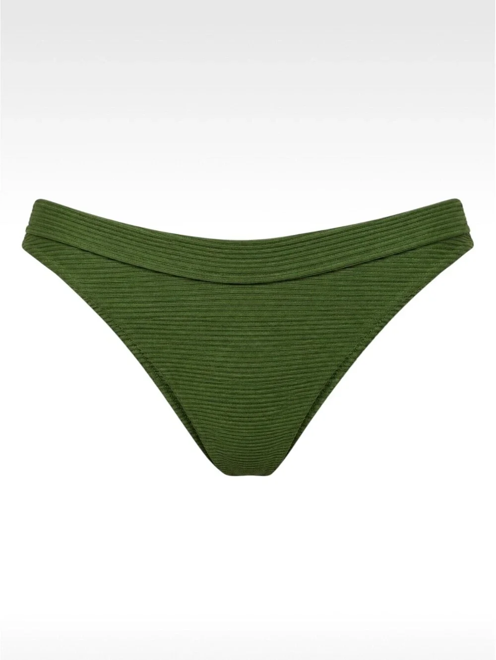 L*Space Mercer Bikini Bottoms Size XL Olive Green Ribbed NWT